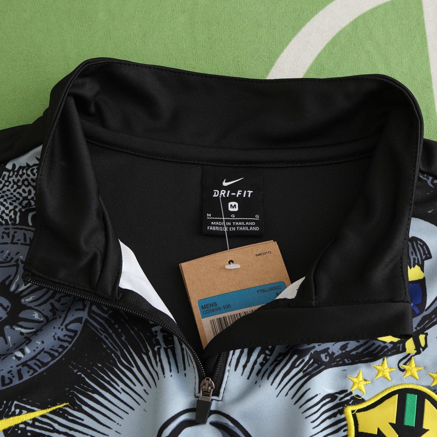 Brazil 2024/25 Jesus Training Tracksuit (Black)