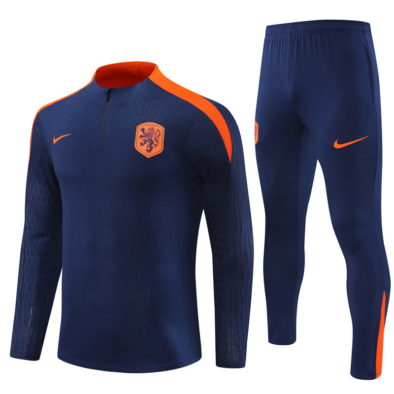 Netherlands 2024/25 Training Tracksuit (Navy)
