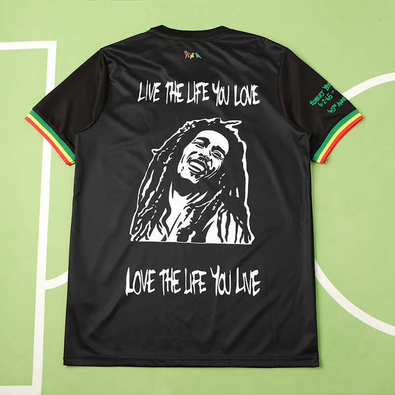 AFC Ajax 2025/26 Bob Marley Concept Jersey - Special Edition (Black)