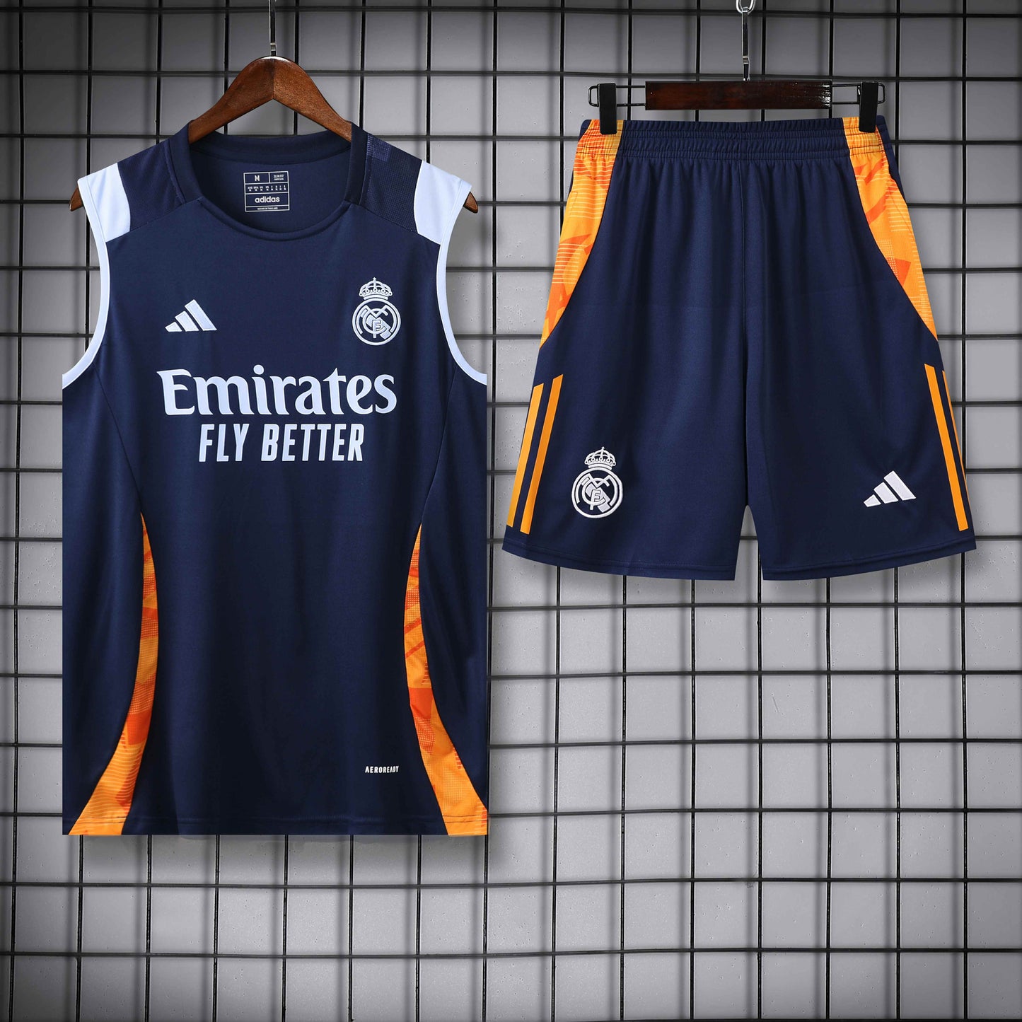 Real Madrid 2024/25 Training Vest Tracksuit (grey)