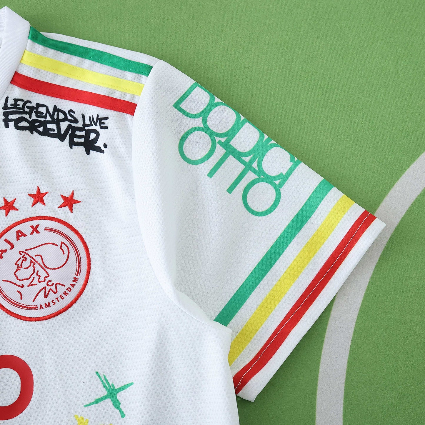 AFC Ajax 2025/26 Bob Marley Concept Jersey - Special Edition (White)