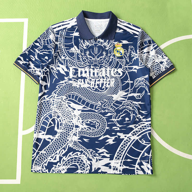 Real Madrid 2024/25 The Year of the Loong Memorial Jersey - Special Edition (Navy)