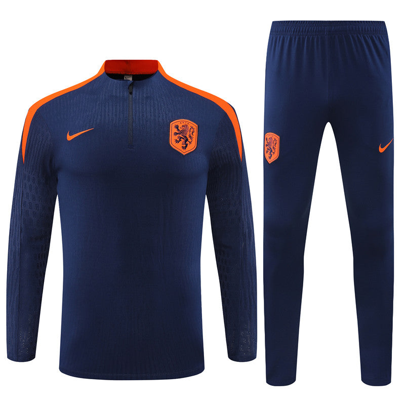 Netherlands 2024/25 Training Tracksuit (Navy)
