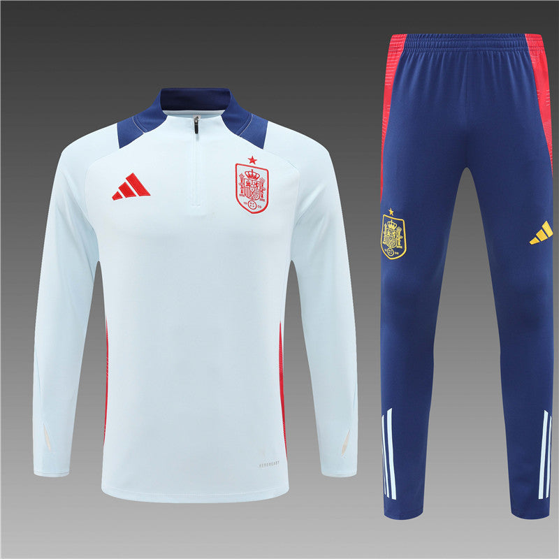Spain 2024/25 Training Tracksuit (White)