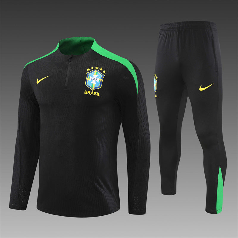 Brazil 2024/25 Training Tracksuit (Black)