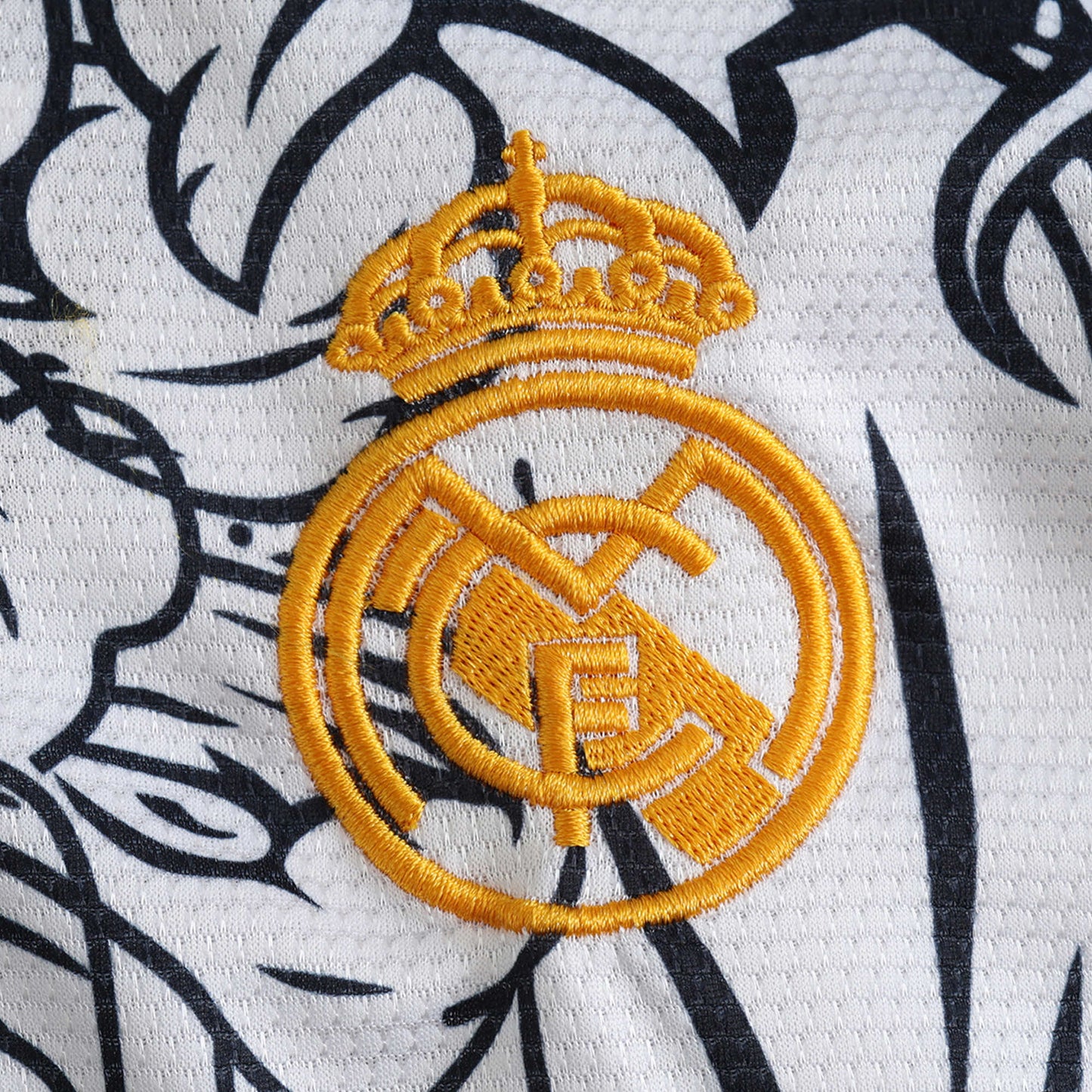 Real Madrid 2024/25 The Year of the Loong Jersey - Special Edition (Black & White)