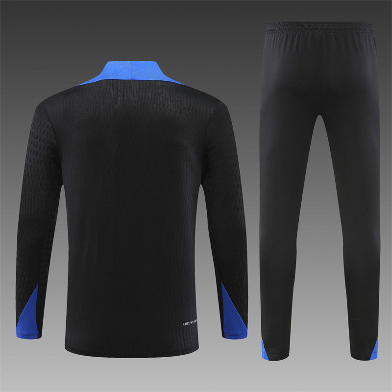 France 2024/25 Training Tracksuit (Black )