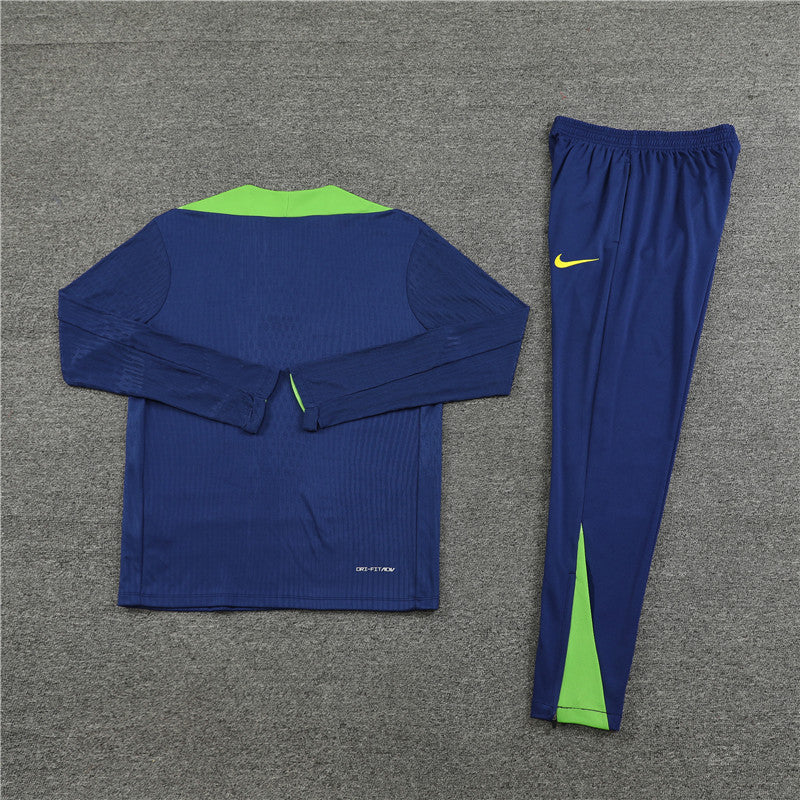 Brazil 2024/25 Training Tracksuit (Navy)