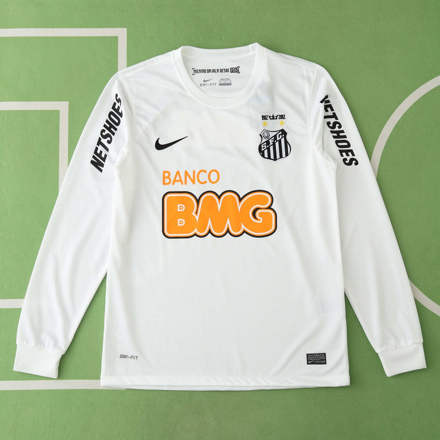 Santos FC 2013/14 Longsleeved Home Jersey - Retro Edition