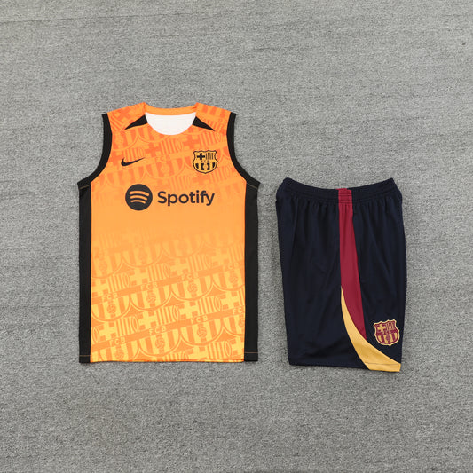 FC. Barcelona 2024/25 Training Vest Tracksuit (orange)