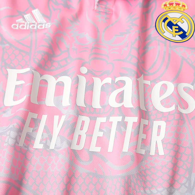 Real Madrid 2024/25 The Year of the Loong Memorial Jersey - Special Edition (Pink)