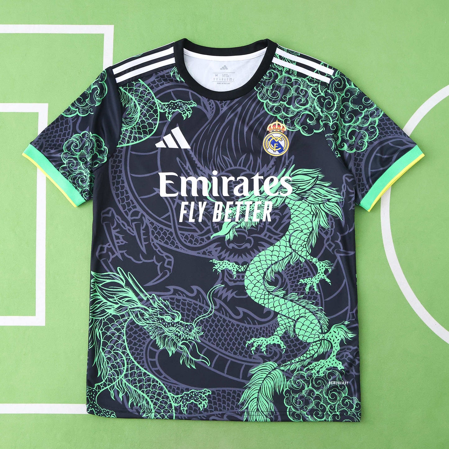 Real Madrid 2024/25 Emerald Dragon Jersey - Special Edition - The Jersey Vault