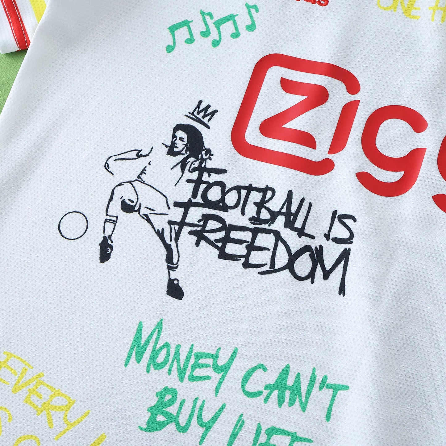 AFC Ajax 2025/26 Bob Marley Concept Jersey - Special Edition (White)