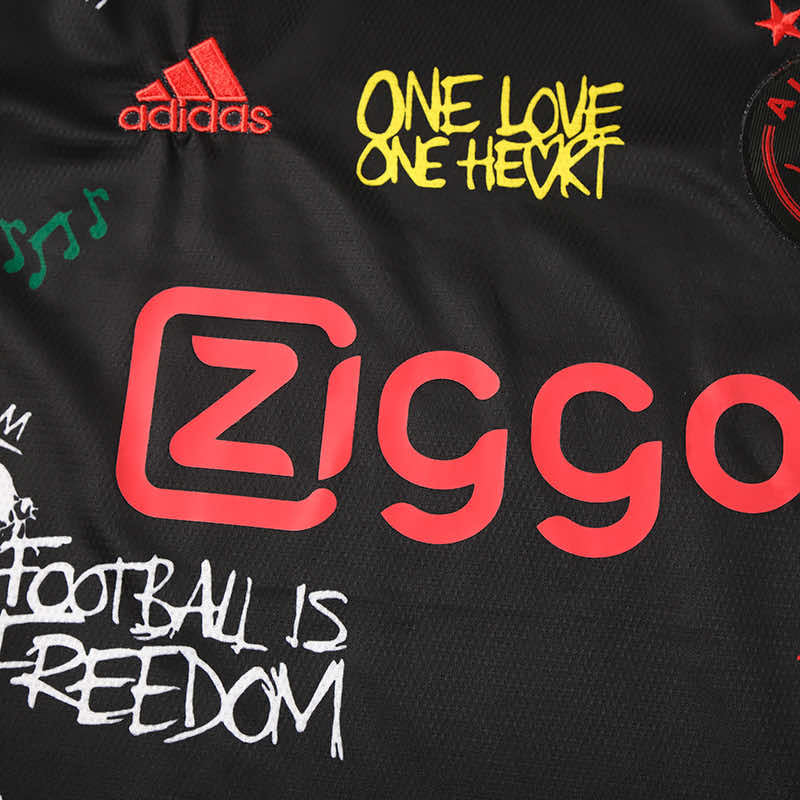 AFC Ajax 2025/26 Bob Marley Concept Jersey - Special Edition (Black)