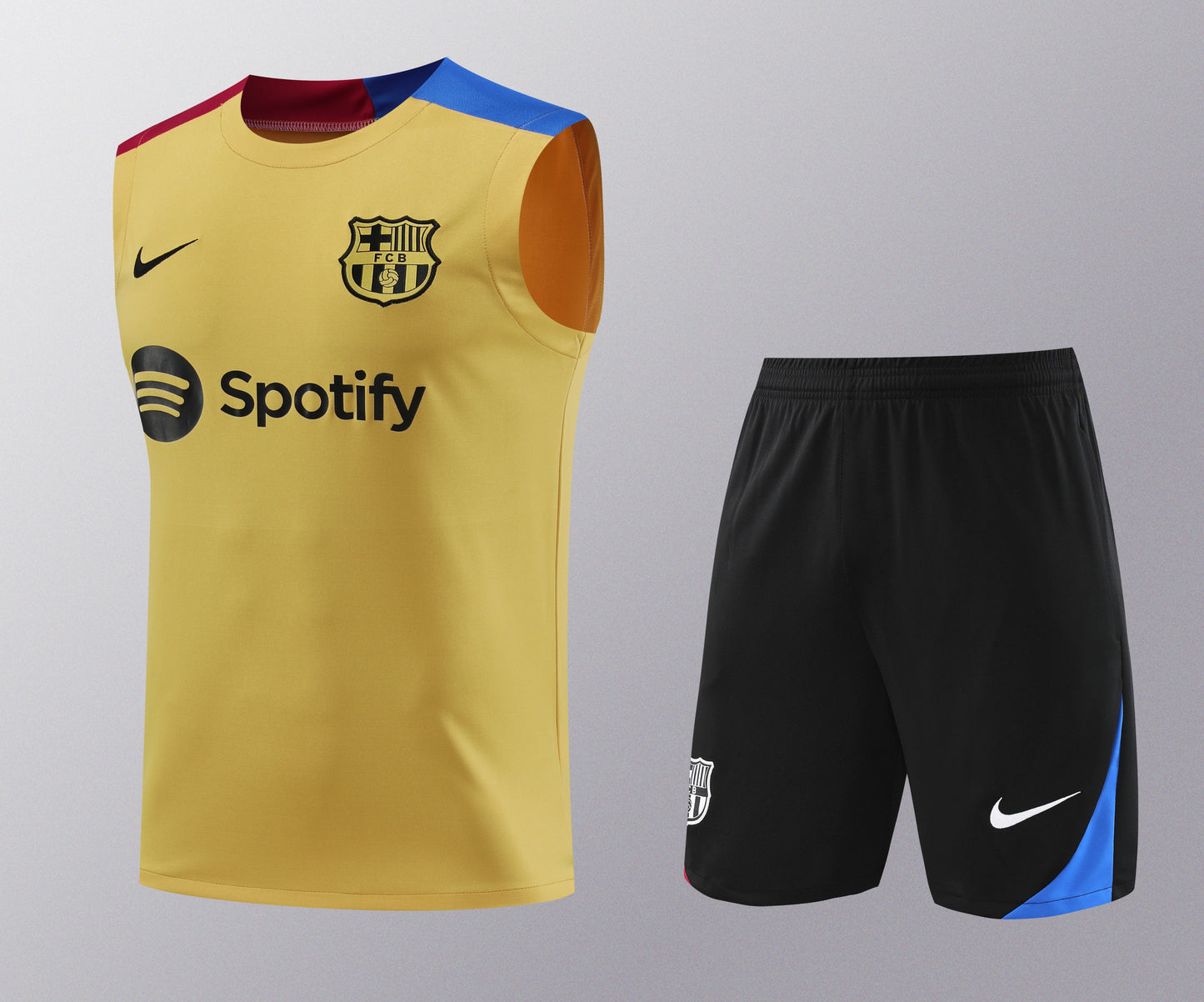 FC. Barcelona 2024/25 Training Vest Tracksuit (gold)