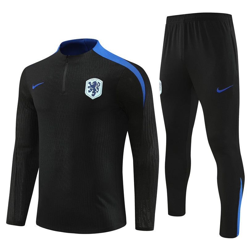 Netherlands 2024/25 Training Tracksuit (Black)