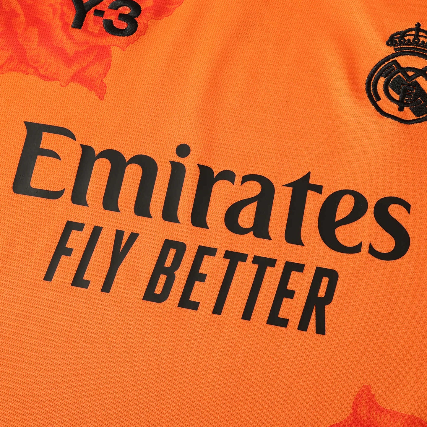 Real Madrid 2024/25 Y-3 Tangerine Rose Jersey - Special Edition