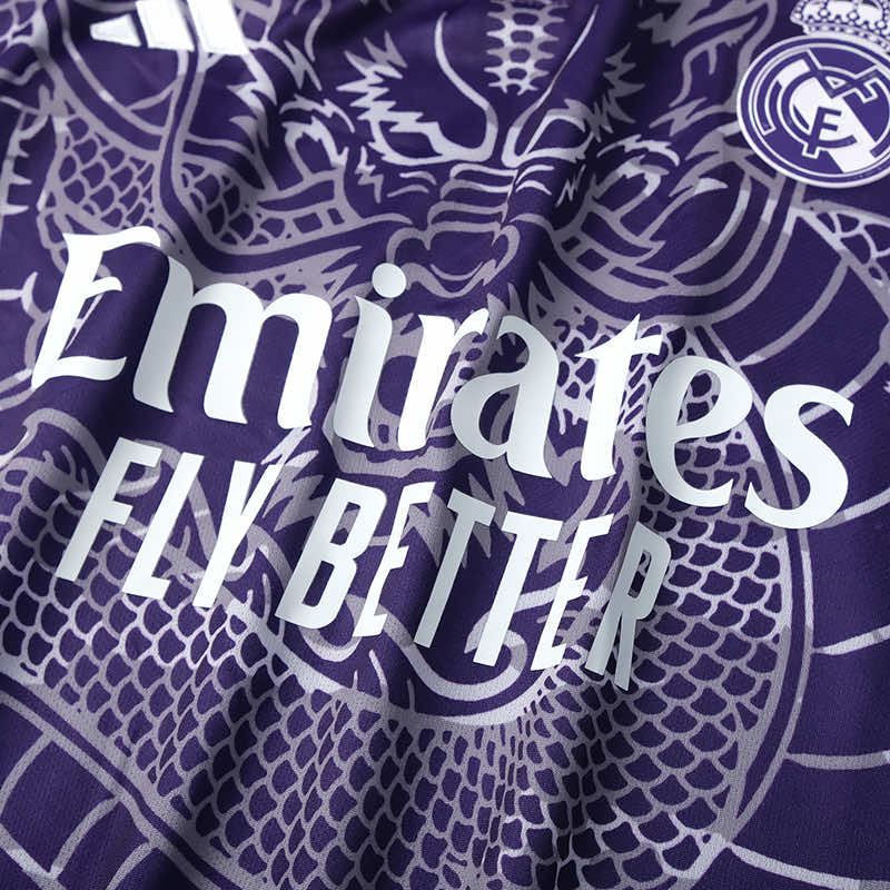 Real Madrid 2024/25 The Year of the Loong Memorial Jersey - Special Edition (Purple)
