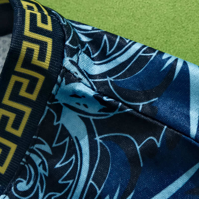 Italy 2023/24 Blue Versace Jersey - Special Edition - The Jersey Vault