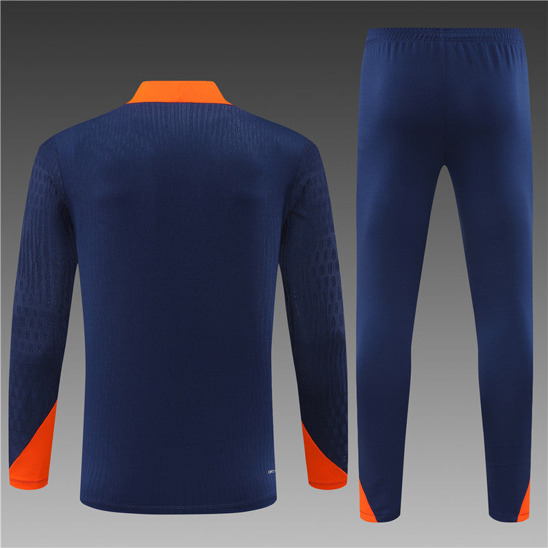 Netherlands 2024/25 Training Tracksuit (Navy)