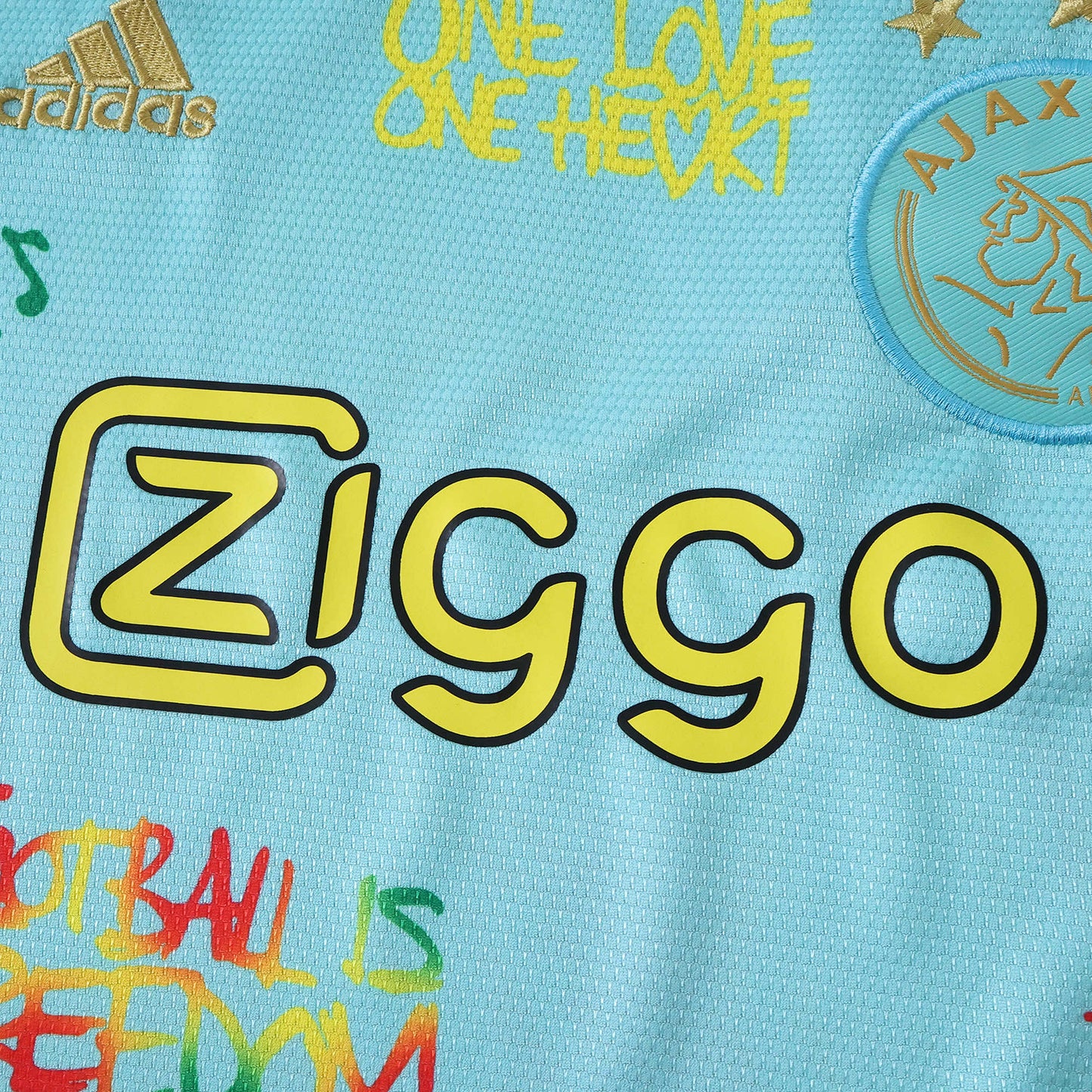 AFC Ajax 2025/26 Bob Marley Concept Jersey - Special Edition (Teal)