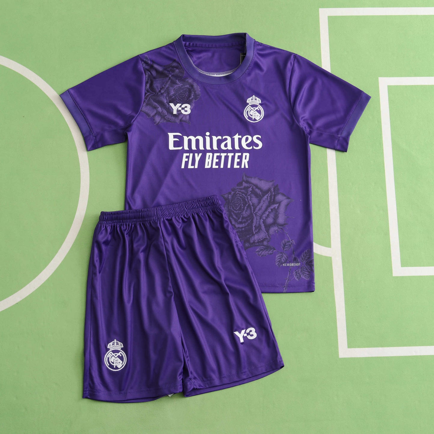 Real Madrid 2024/25 Y-3 Lavender Rose Jersey - Special Edition (Kids)