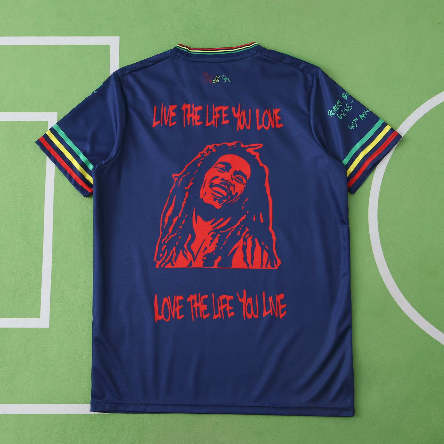 AFC Ajax 2025/26 Bob Marley Concept Jersey - Special Edition (Navy)