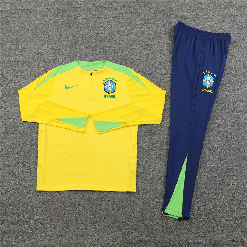 Brazil 2024/25 Training Tracksuit (Yellow)