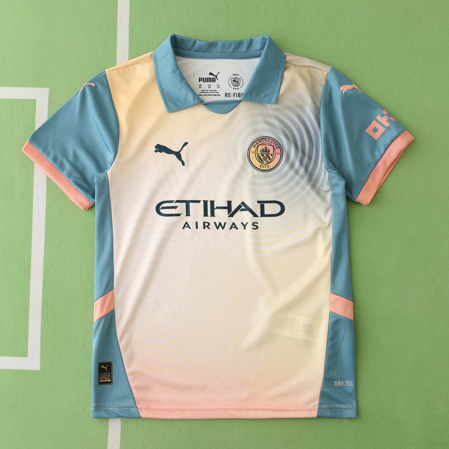 Manchester City 2024/25 Fourth Kit - Fan Edition (Kids) - The Jersey Vault