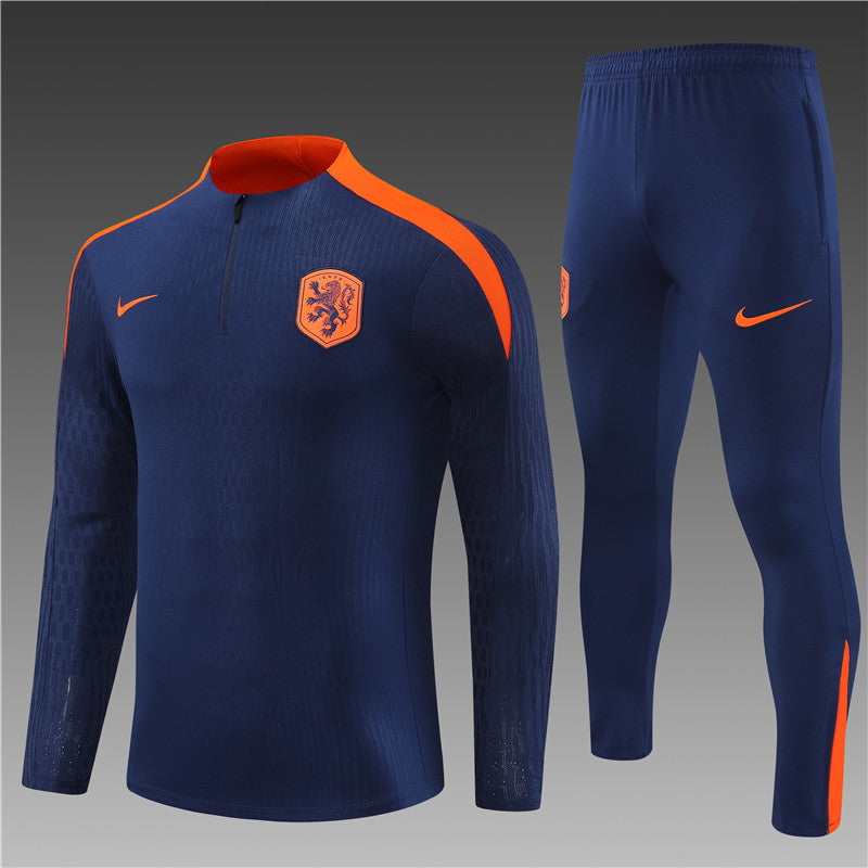 Netherlands 2024/25 Training Tracksuit (Navy)