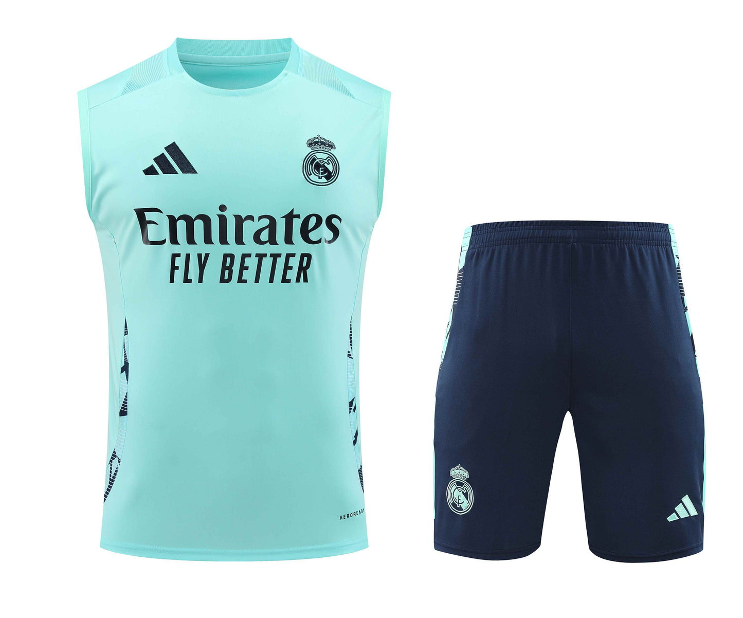 Real Madrid 2024/25 Training Vest Tracksuit (teal)