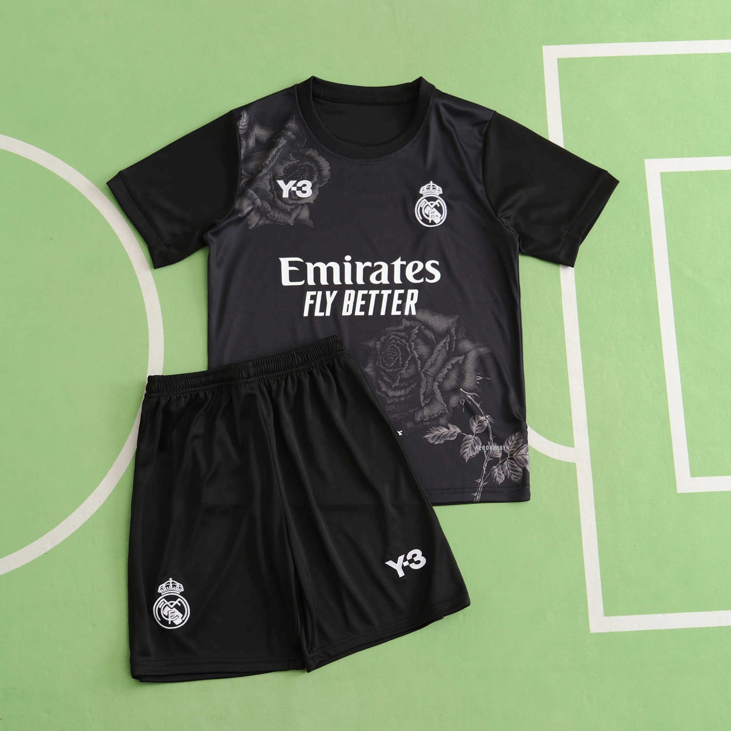 Real Madrid 2024/25 Y-3 Oynx Rose Jersey - Special Edition (Kids)