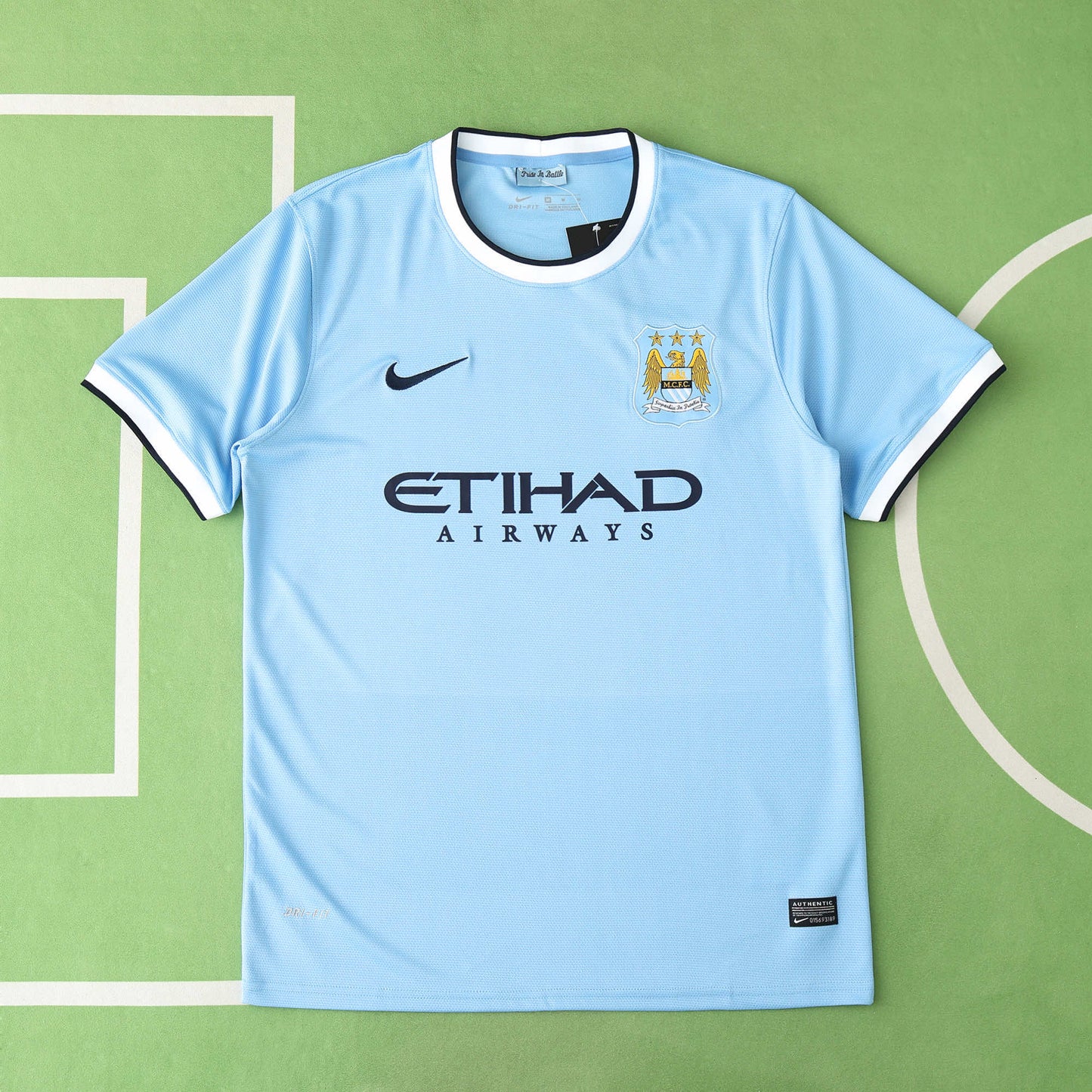 Manchester City 2013/14 Home Jersey - Retro Edition