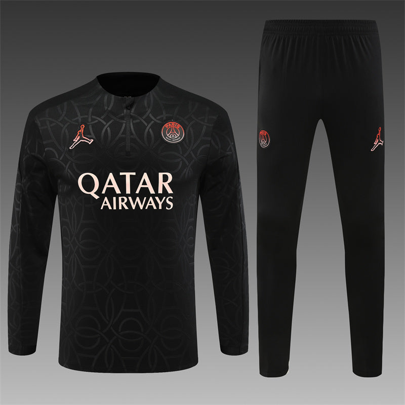 Paris Saint Germain 2024/25 Training Tracksuit ( Black )