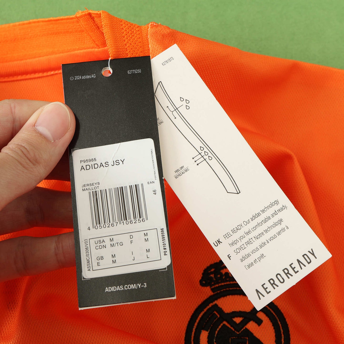 Real Madrid 2024/25 Y-3 Tangerine Rose Jersey - Special Edition