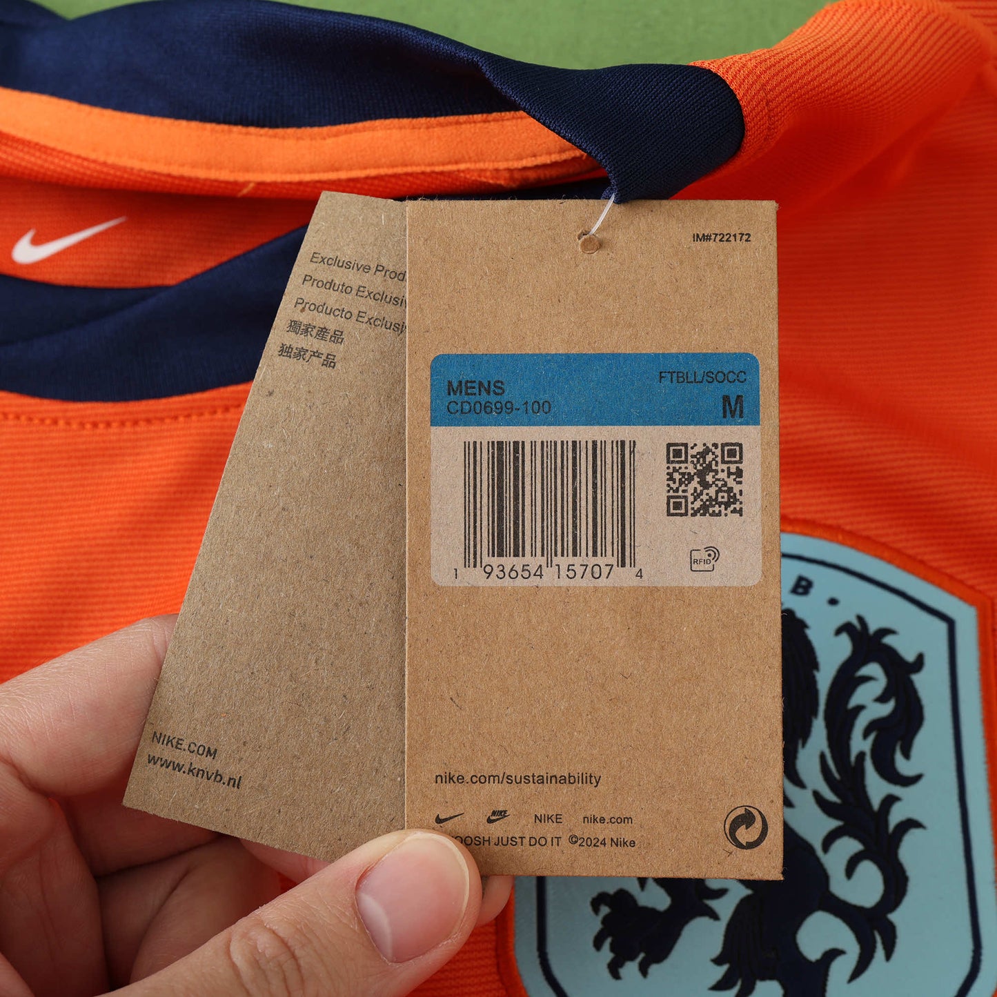 Netherlands 2024/25 Home Jersey - Fan Edition - The Jersey Vault