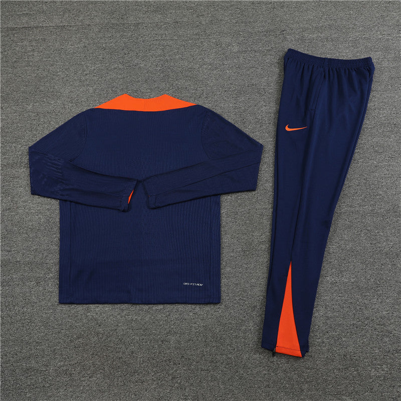 Netherlands 2024/25 Training Tracksuit (Navy)