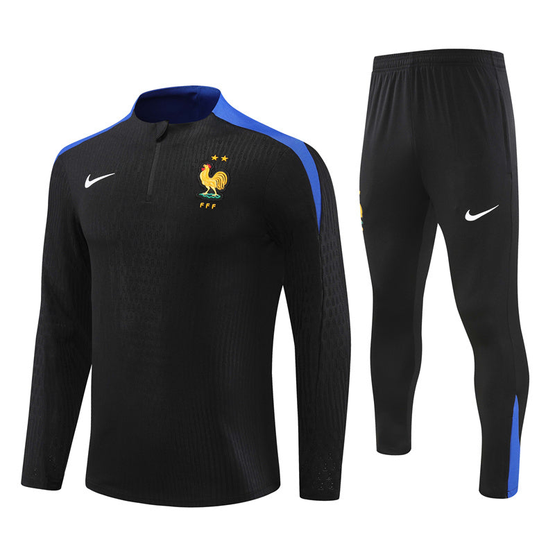 France 2024/25 Training Tracksuit (Black )