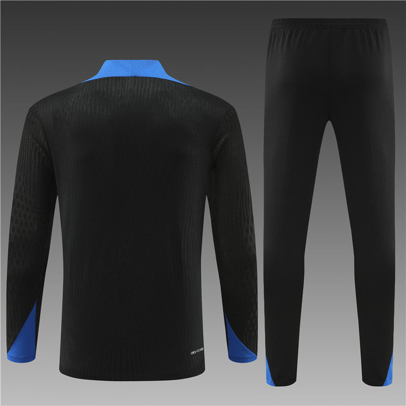 Netherlands 2024/25 Training Tracksuit (Black)