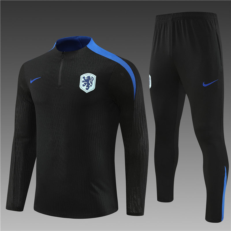 Netherlands 2024/25 Training Tracksuit (Black)