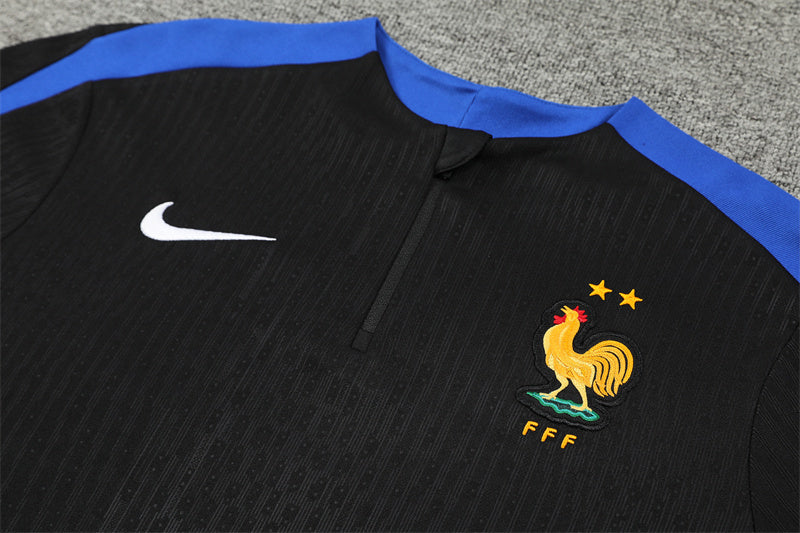 France 2024/25 Training Tracksuit (Black )