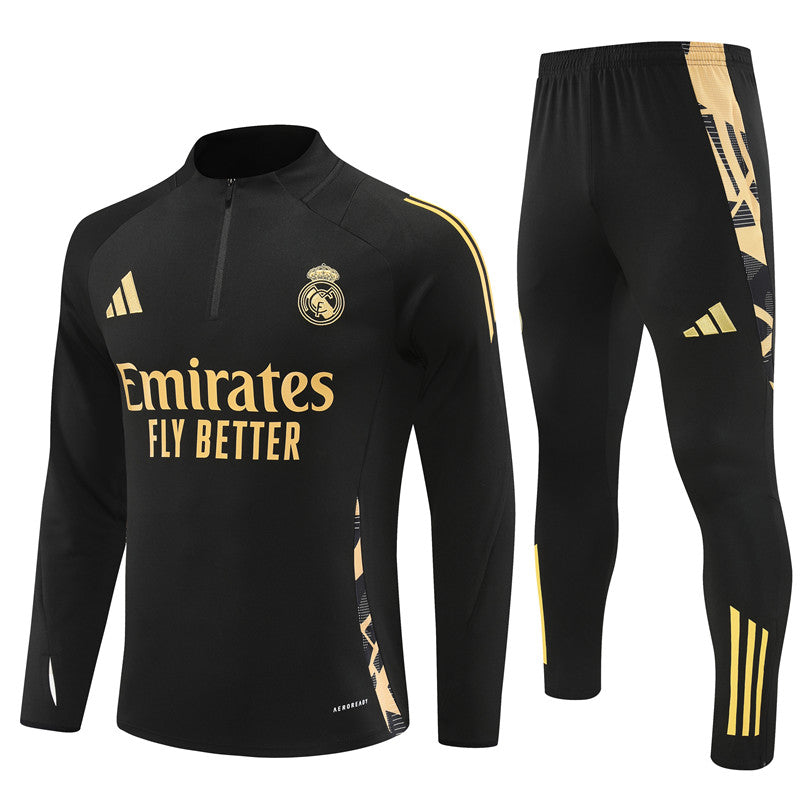 Real Madrid 2024/25 Training Tracksuit (Black #2)