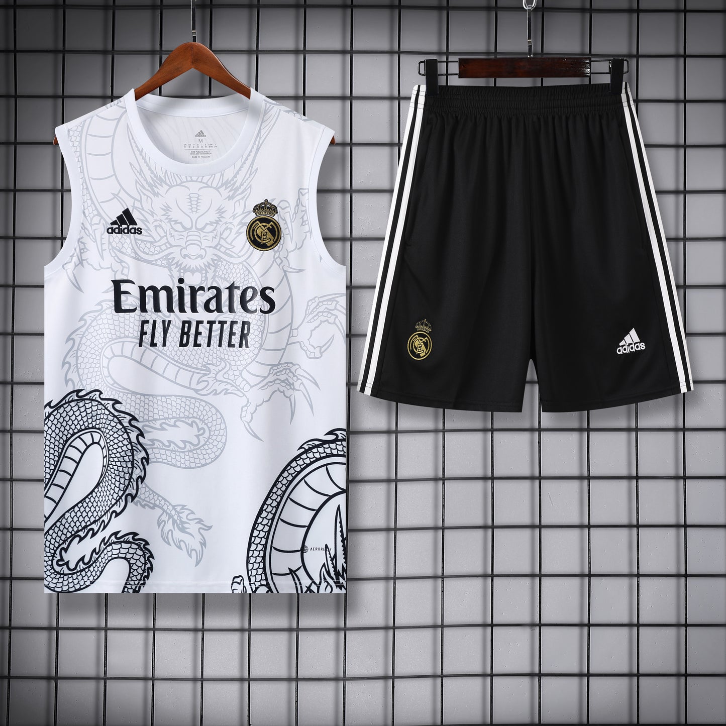 Real Madrid 2024/25 Training Vest Tracksuit (white 3)