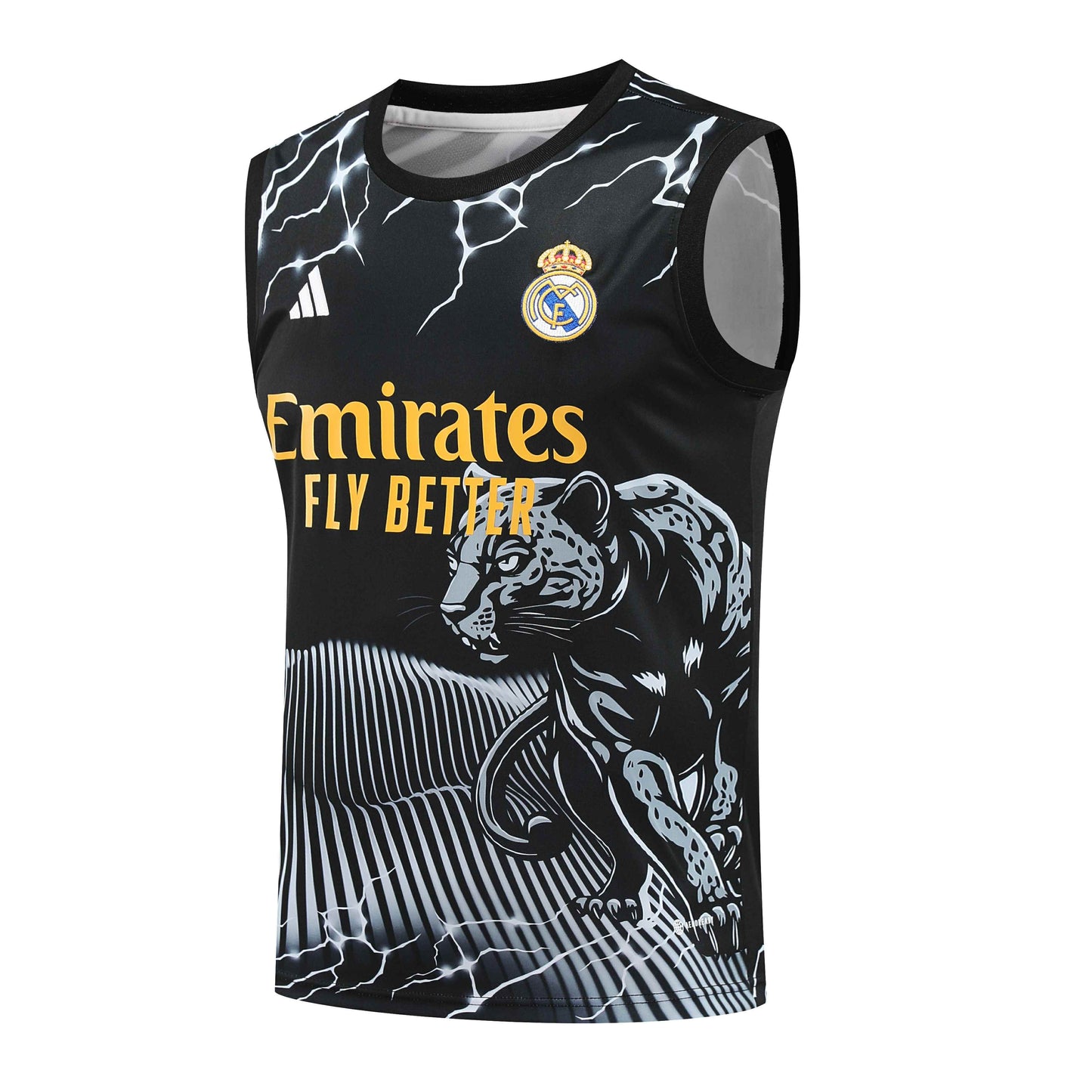 Real Madrid 2024/25 Training Vest Tracksuit (white panther)