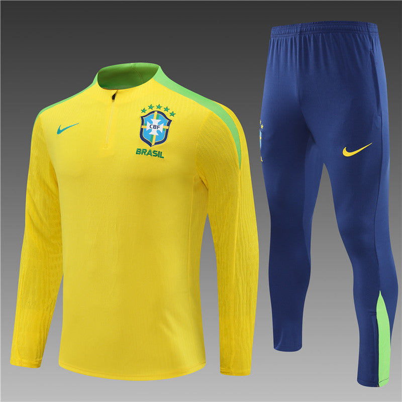 Brazil 2024/25 Training Tracksuit (Yellow)