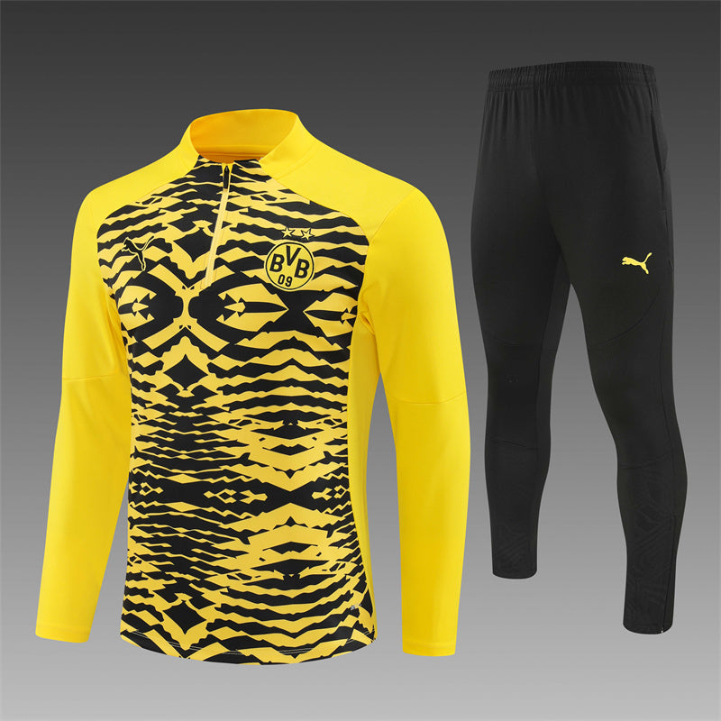 Borussia Dortmund 2024/25 Training Tracksuit (Yellow + Black)