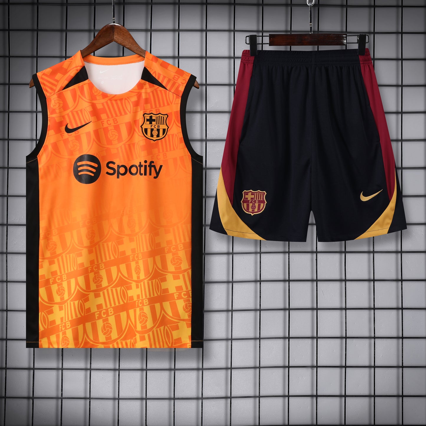 FC. Barcelona 2024/25 Training Vest Tracksuit (orange)