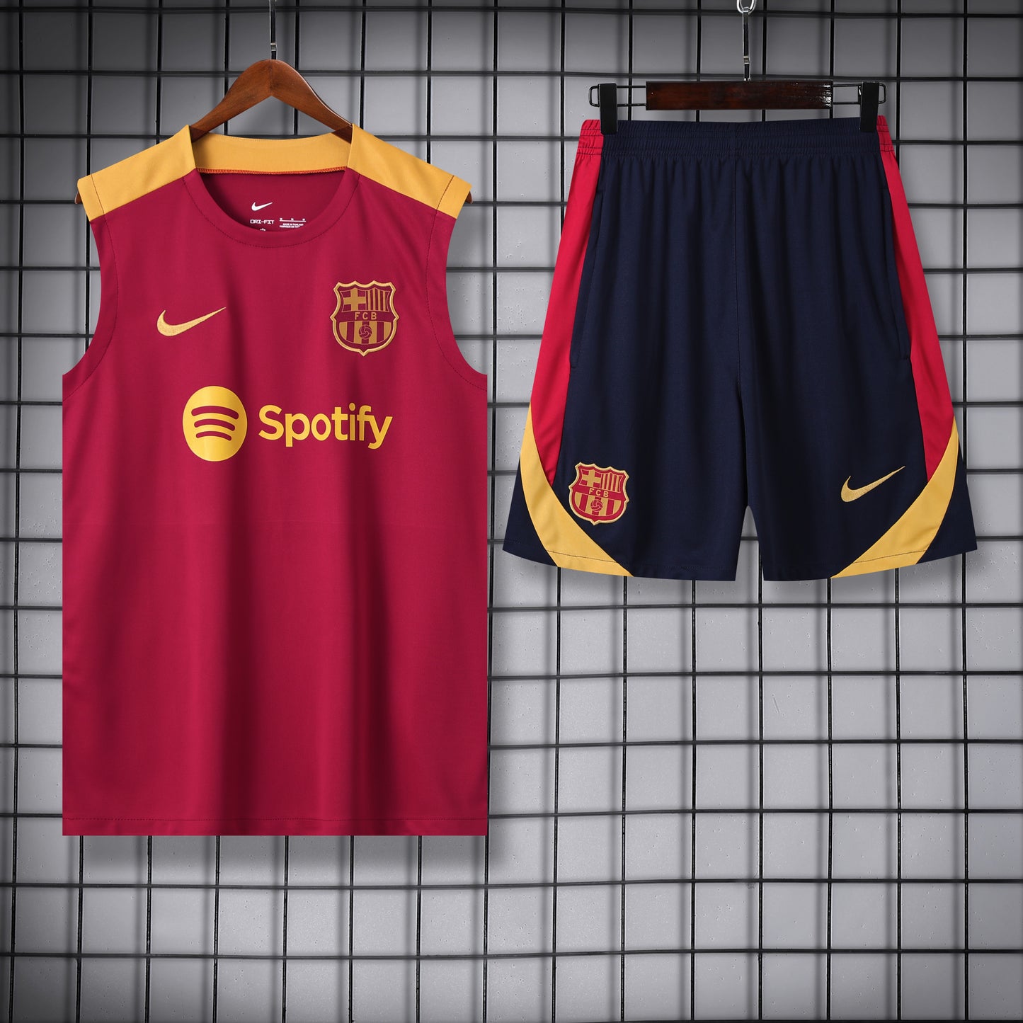 FC. Barcelona 2024/25 Training Vest Tracksuit (red 2)