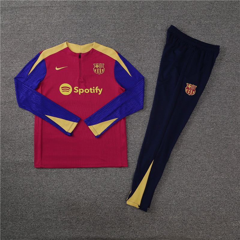 Barcelona 2024/25 Training Tracksuit (Red)