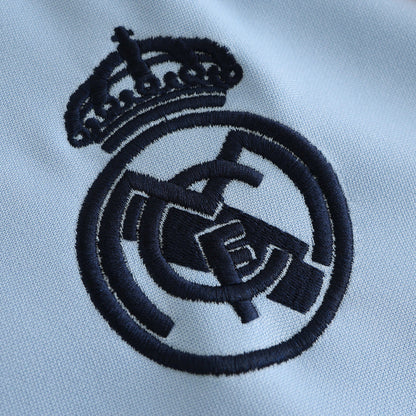 Real Madrid 2024/25 Training Tracksuit (White + Orange #3)